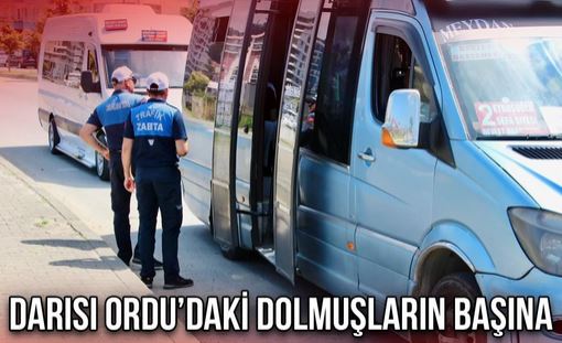 Darısı Ordu’da ki Dolmuşların başına