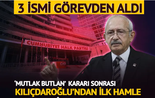 Kılıçdaroğlu’nun ilk hamlesi geldi! CHP’nin 3 avukatı azledildi